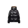 Moncler Parana Hooded Short Down Jacket Black