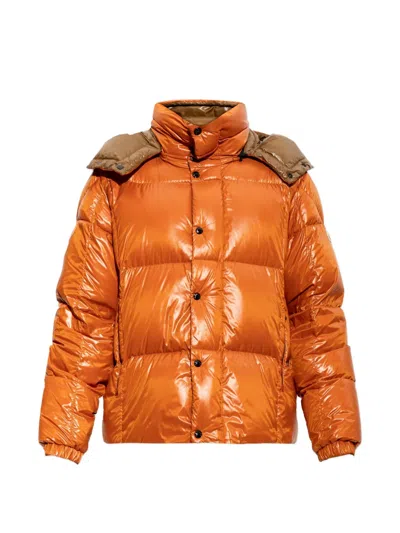 Moncler Parana Puffer Jacket In Orange