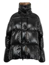 Moncler Parana Quilted-design Hooded Jacket In Black