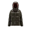 Moncler Parana Short Down Jacket Green Size 4 In Green