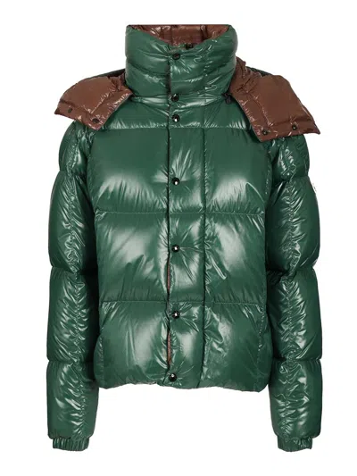 MONCLER PARANA SHORT DOWN JACKET JACKETS GREEN