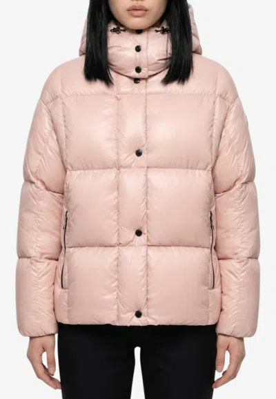 Moncler Parana Short Down Jacket In Pink