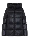 Moncler Serittes Short Down Jacket In Black