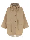 Moncler Parka In Beige