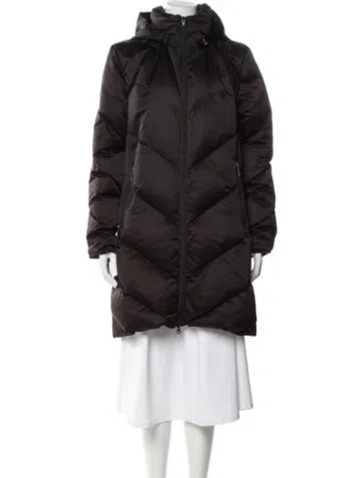 Pre-owned Moncler Parka In Black
