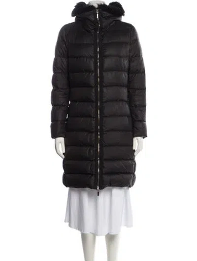 Pre-owned Moncler Parka In Black