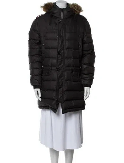 Pre-owned Moncler Parka In Black