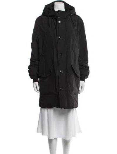 Pre-owned Moncler Parka In Black