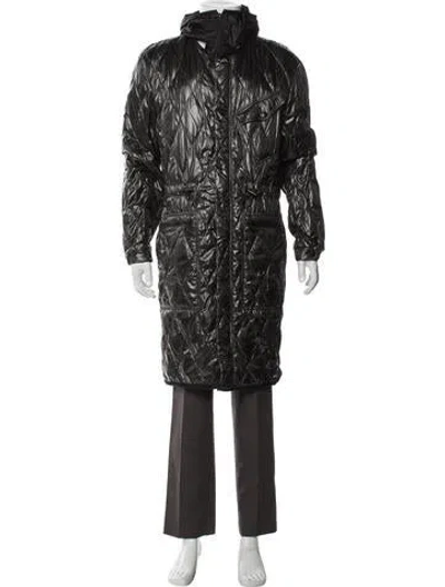 Pre-owned Moncler Parka In Black