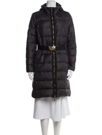 Pre-owned Moncler Parka In Black