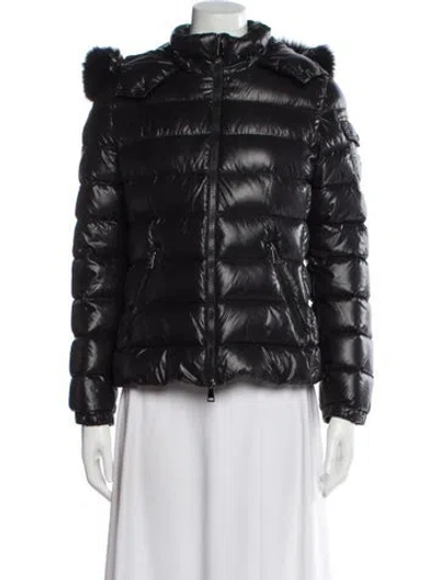 Pre-owned Moncler Parka In Black