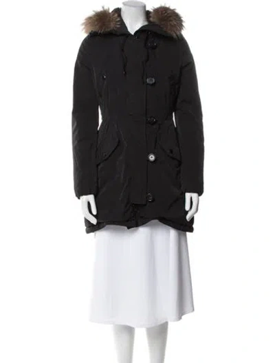 Pre-owned Moncler Parka In Black