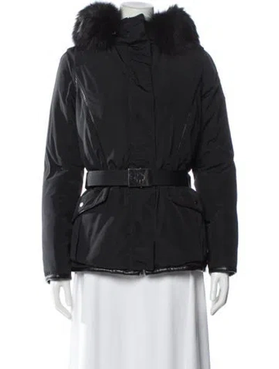 Pre-owned Moncler Parka In Black