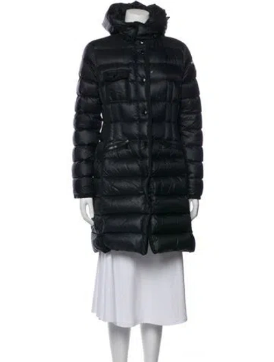 Pre-owned Moncler Parka In Black