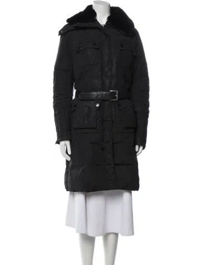 Pre-owned Moncler Parka In Black