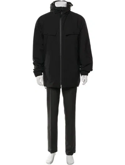 Pre-owned Moncler Parka In Black