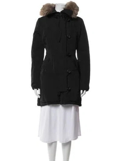 Pre-owned Moncler Parka In Black