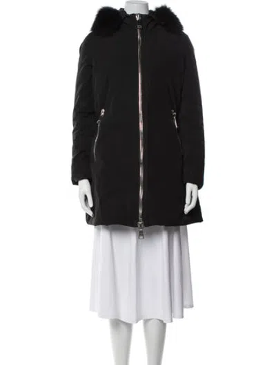 Pre-owned Moncler Parka In Black