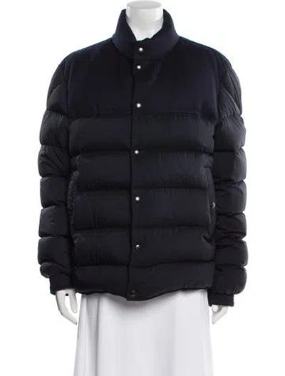 Pre-owned Moncler Parka In Blue