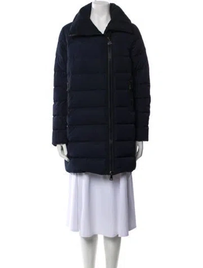 Pre-owned Moncler Parka In Blue