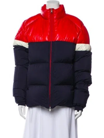 Pre-owned Moncler Parka In Blue