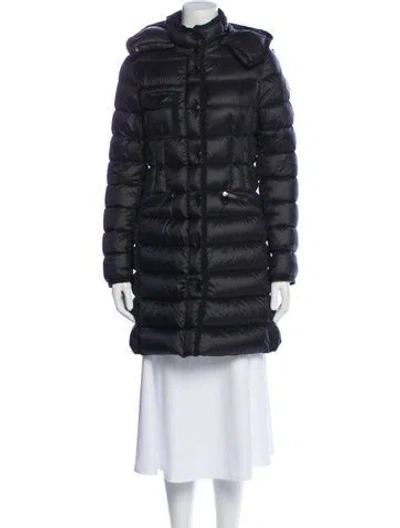 Pre-owned Moncler Parka In Blue