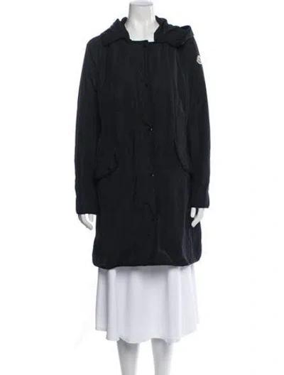Pre-owned Moncler Parka In Blue