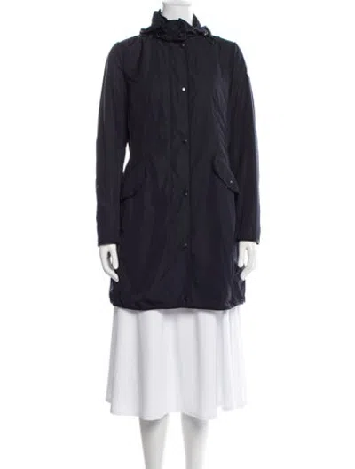 Pre-owned Moncler Parka In Blue