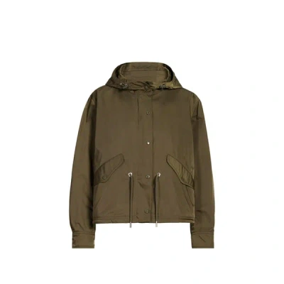 Moncler Parka Courte In Green