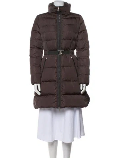 Pre-owned Moncler Parka In Gray