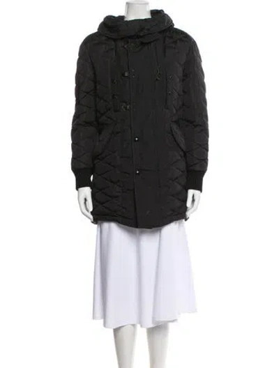 Pre-owned Moncler Parka In Gray