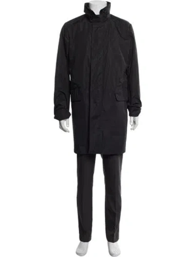 Pre-owned Moncler Parka In Gray