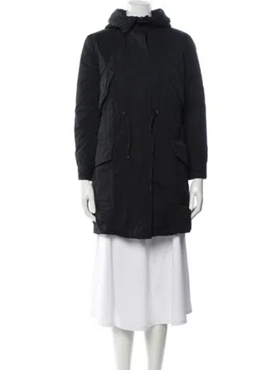 Pre-owned Moncler Parka In Gray