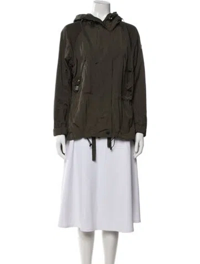 Pre-owned Moncler Parka In Gray