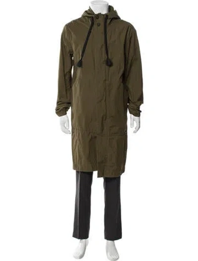 Pre-owned Moncler Parka In Green