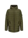 Moncler Mini Micro Ripstop Lined Coat With Adjustable Hood In Multi