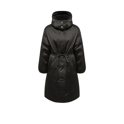 Moncler Parka Longue À Capuche Contemplatif, Femme, Noir, Taille: 0