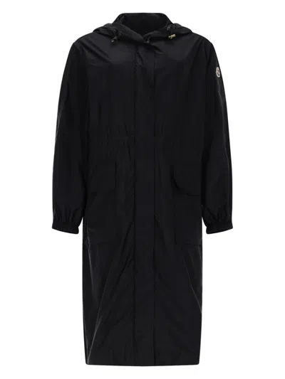 Moncler Parka Lungo "hiengos" In Black