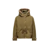 Moncler Effraie 3-in-1 Shearling Trimmed Down Parka In Vert