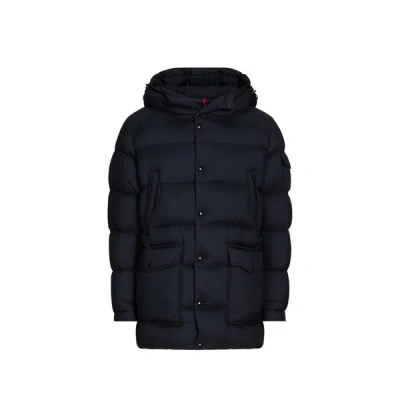 Moncler Parka Matelassée À Capuche In Blue