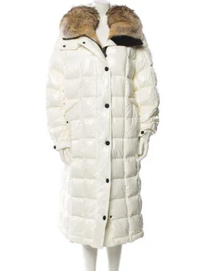 Pre-owned Moncler Parka In Neutral