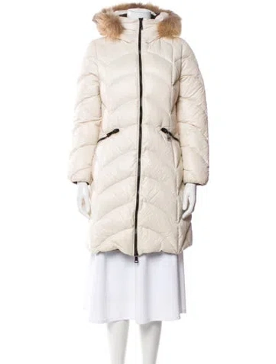 Pre-owned Moncler Parka In Neutral