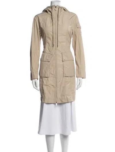 Pre-owned Moncler Parka In Neutrals