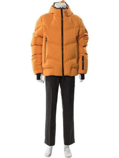 Pre-owned Moncler Parka In Orange