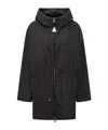 Moncler Airella Zip-up Parka In Black
