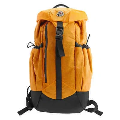 Pre-owned Moncler Pastel Yellow Men's Travel Jet Rusksack Backpack H109a5a00009-m1864-110