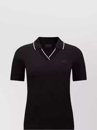 MONCLER PATCH LOGO POLO SHIRT