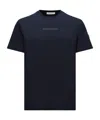 Moncler Patch Logo T-shirt In Blue