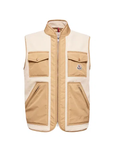 Moncler Patch-pocket Gilet In Multi