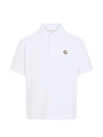 Moncler Patch Polo Shirt In Multi